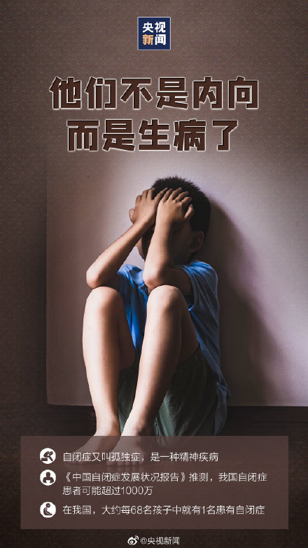 我国每68名孩子中约有1名患自闭症，他们不是内向，而是生病了休闲区蓝鸢梦想 - Www.slyday.coM