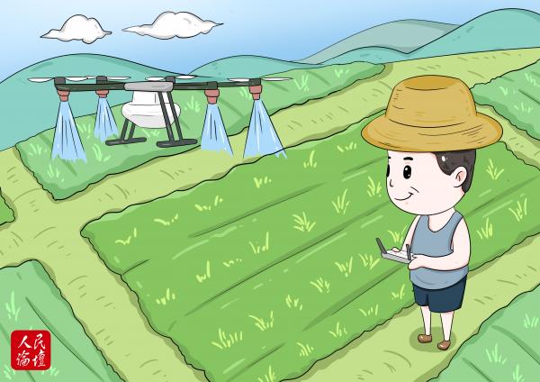人民论坛漫评|"智慧农业"助力乡村振兴