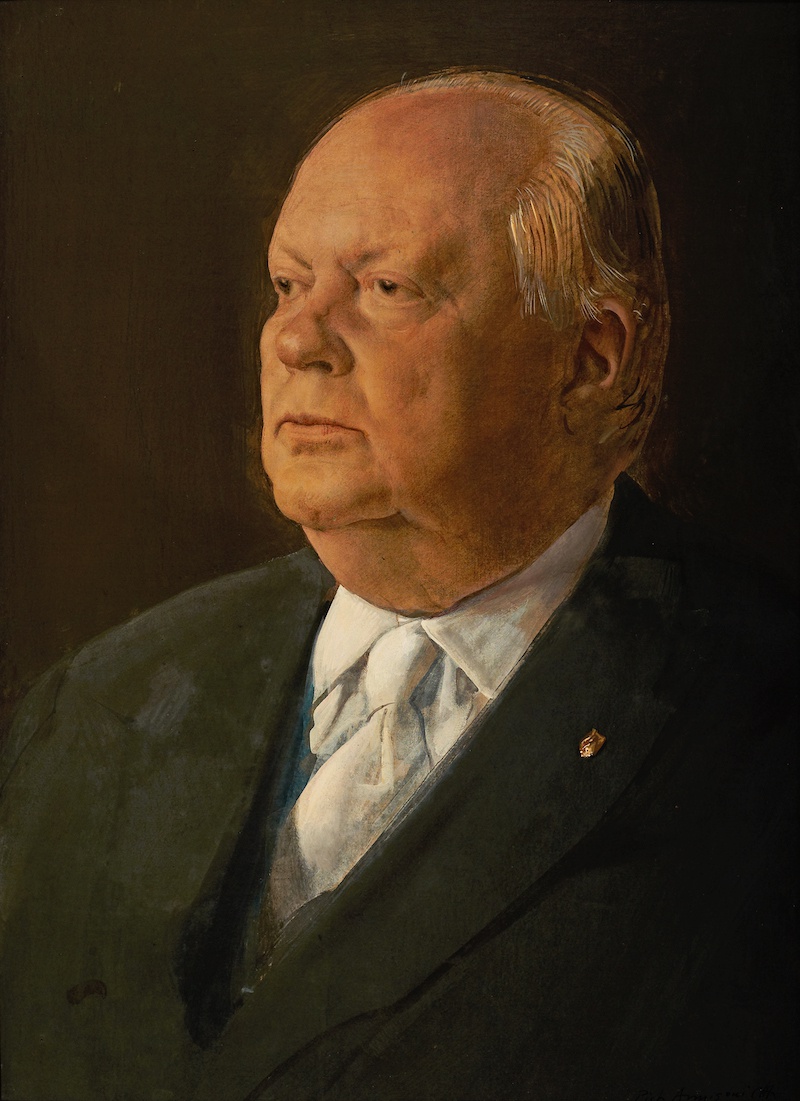 阿尼戈尼《乌姆贝尔托61具纳丹罗肖像》,木板油画