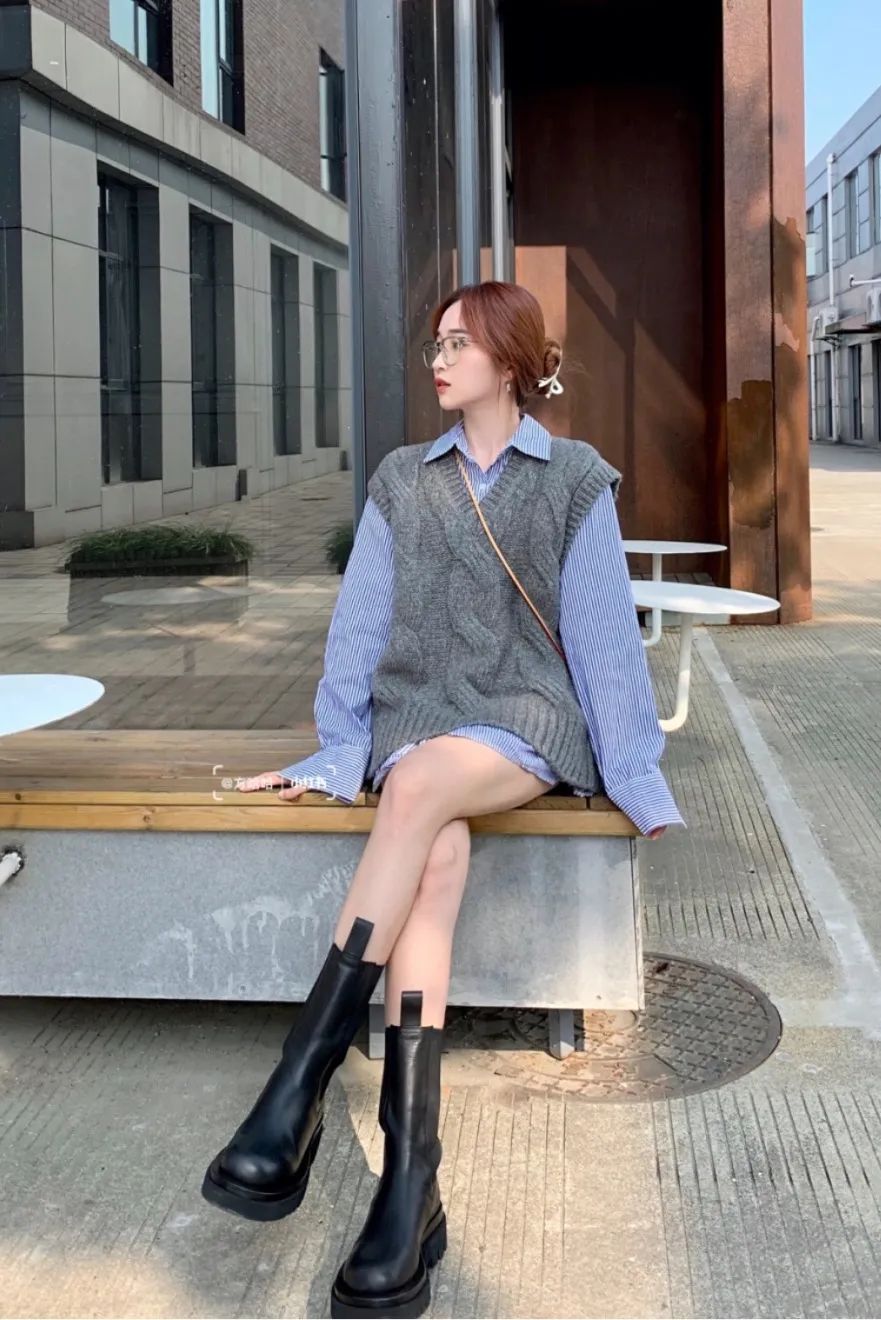 衬衫这样穿又美又高级2021年春天正流行