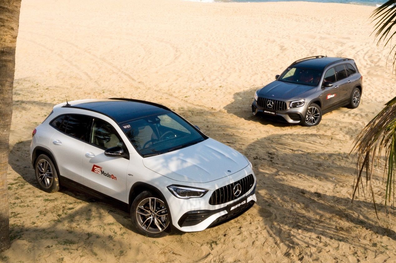 多十万元的价值试驾奔驰新amggla35与amgglb35