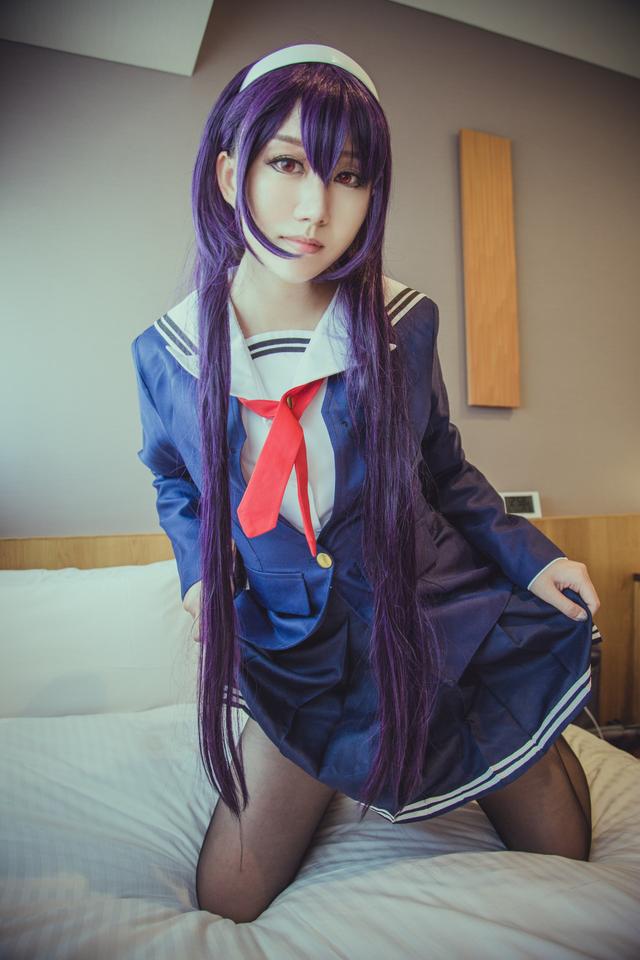 路人女主的养成方法学姐霞之丘诗羽cosplay