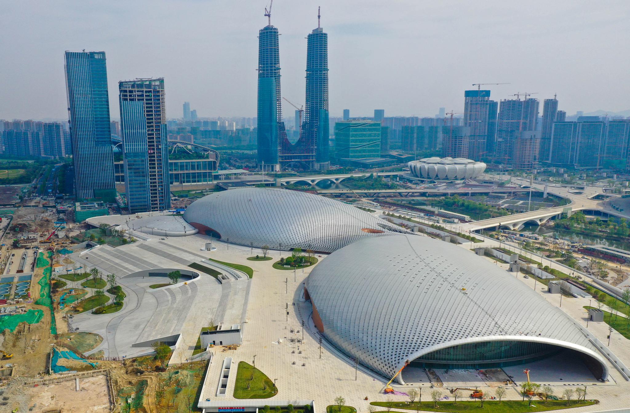 杭州亚运三馆通过竣工验收