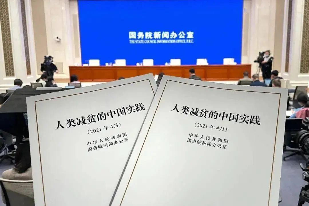 国新办发布《人类减贫的中国实践》白皮书。图源:北青网