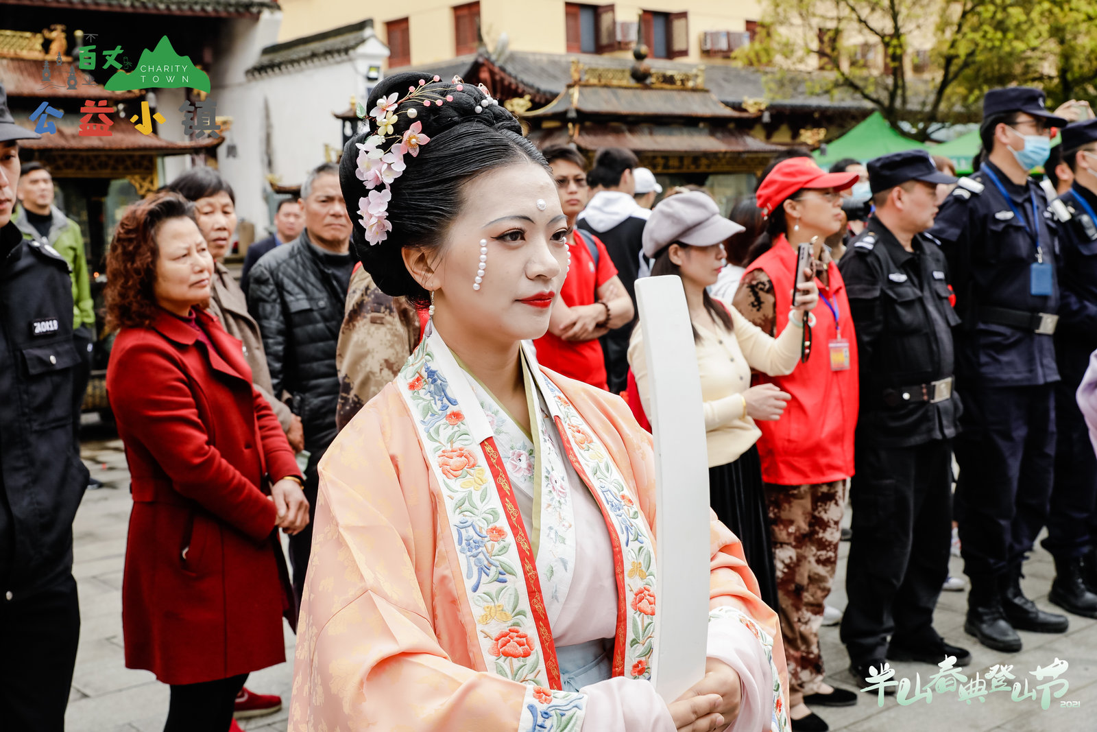 当风景遇上汉服 2021年余杭百丈镇半山春典登山节开幕