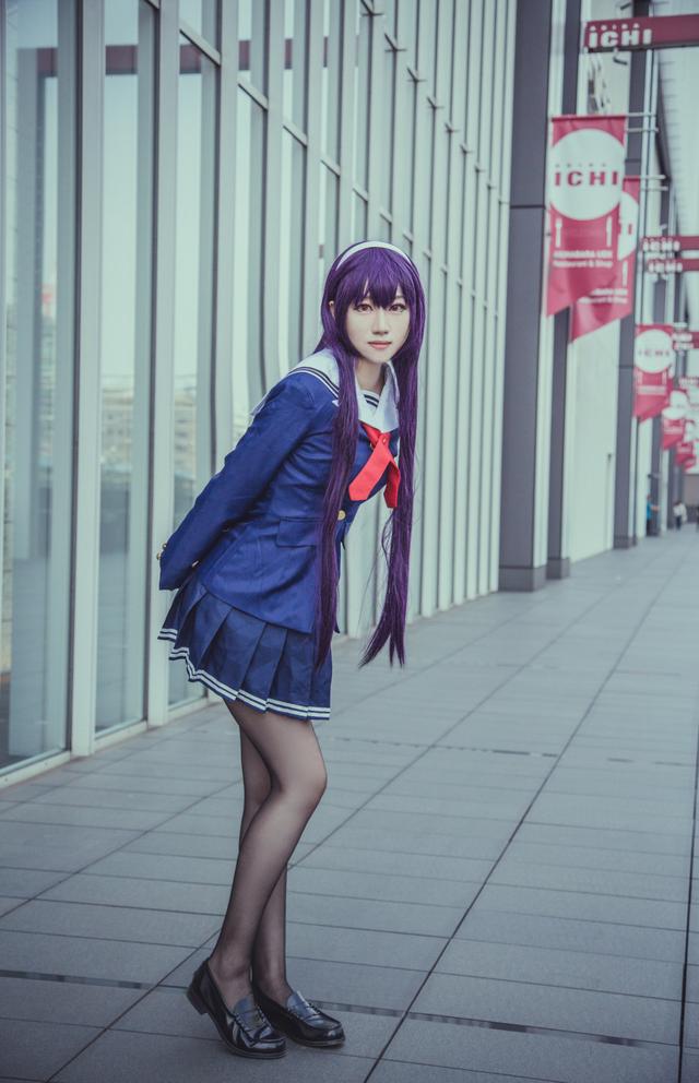 路人女主的养成方法学姐霞之丘诗羽cosplay