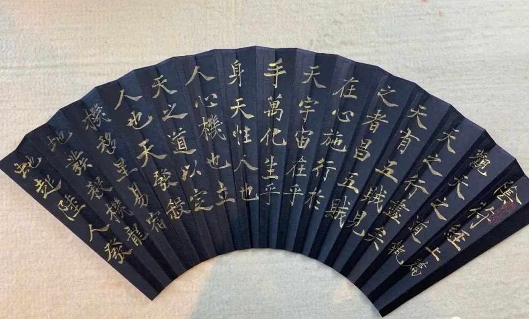 演员夏雨晒瘦金体网友直呼服了