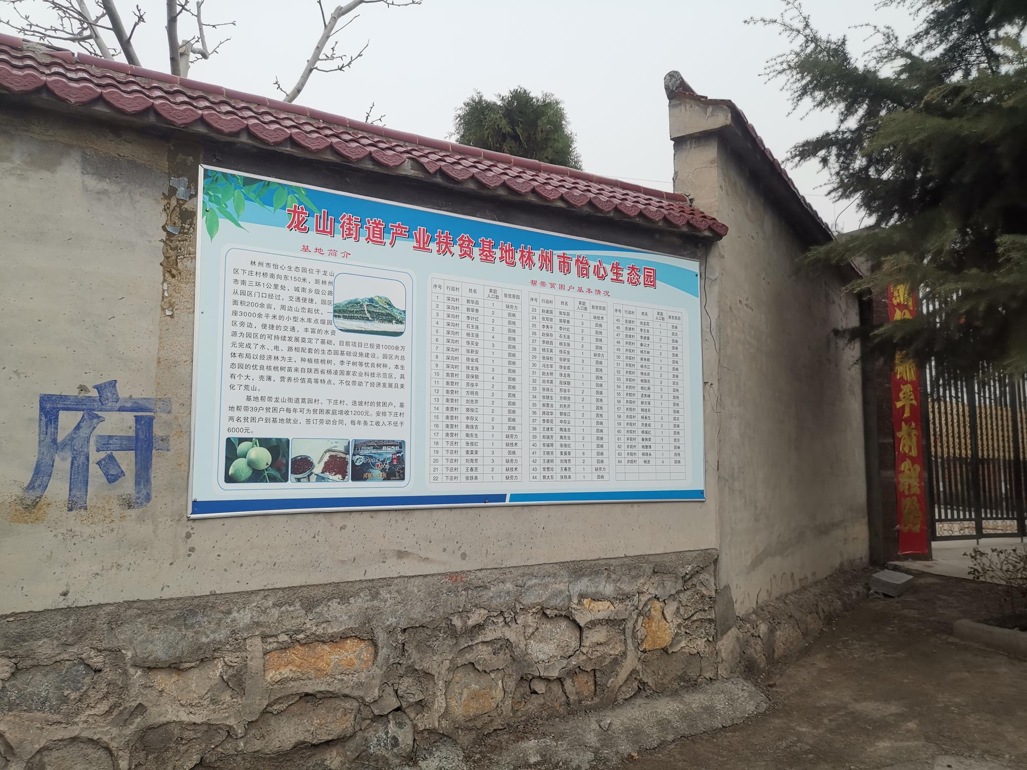 怡心生态园简介显示,园区布局经济林,带动经济美化荒山。新京报记者⠧苤 摄