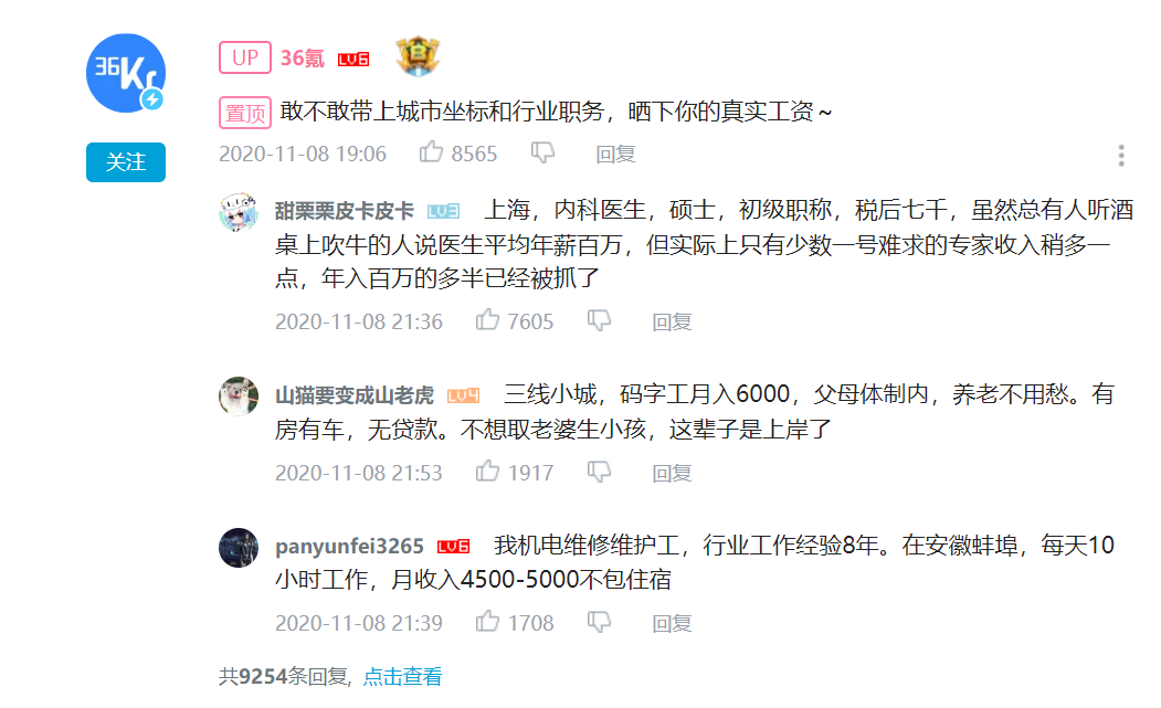 1张上海各行业真实工资表流出：原来，我们都被骗了休闲区蓝鸢梦想 - Www.slyday.coM