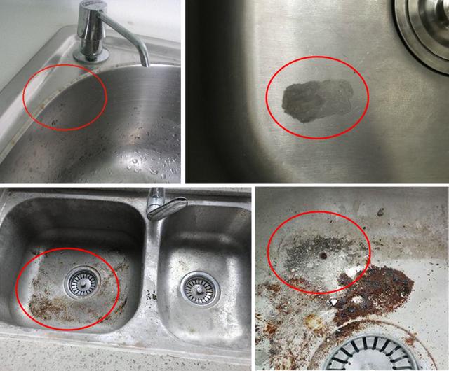 3,如果不锈钢材料比较薄,就未必顶得住玻璃杯,瓷盘摔碎在水槽里,不但