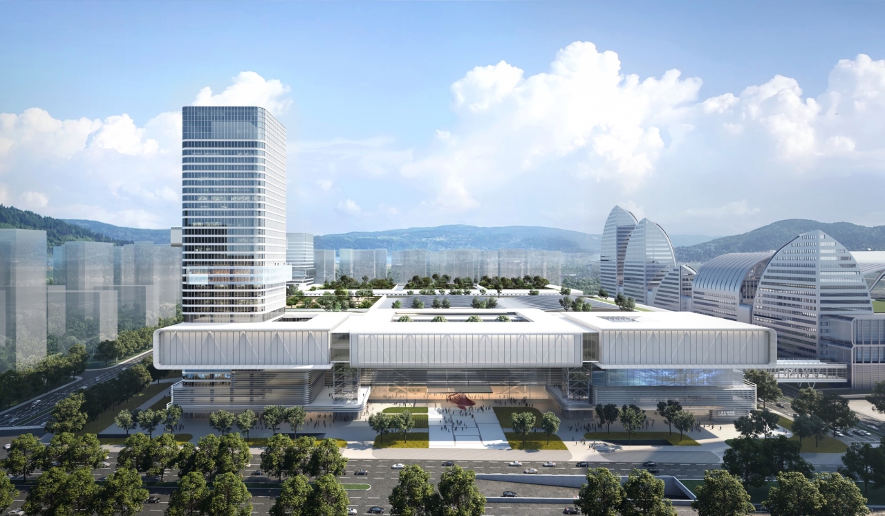 up杭州·联连萧山丨杭州国际博览中心二期进入实质性建设阶段