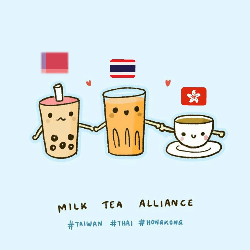 “奶茶联盟”宣传海报（图自社交媒体）