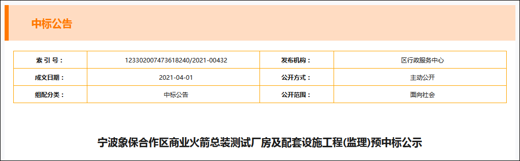 中国将在宁波象山建造第五座航天发射场，以满足未来大量商业发射需求休闲区蓝鸢梦想 - Www.slyday.coM