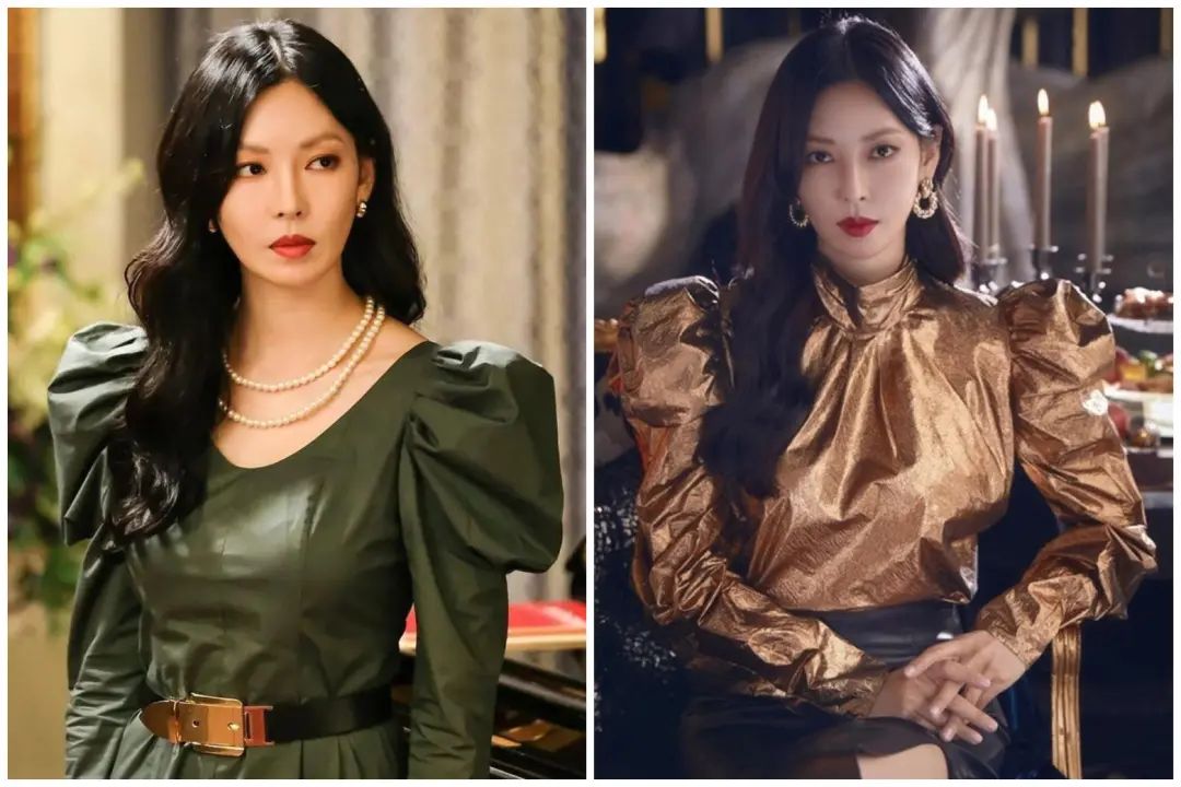 "顶楼恶女"千瑞珍剧中穿搭霸气张扬,剧外私服温柔减龄