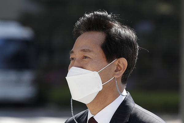 韩国首尔市长吴世勋&nbsp; 人民视觉 资料图