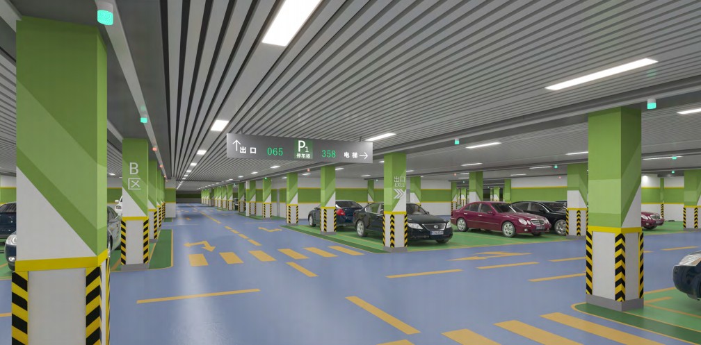 为确保公园的绿地面积和绿地率,该项目将采用"覆土绿地 半地下体育