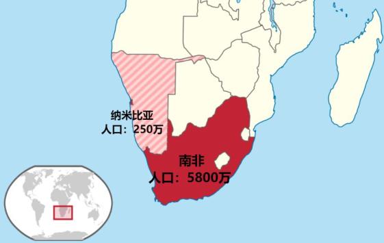 全球唯一的四国交界点纳米比亚国土为何宛如斧头深入非洲内陆