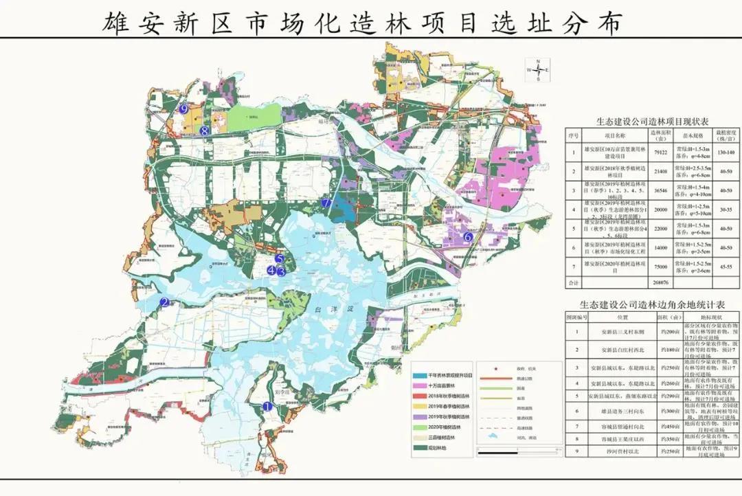 雄安新区千年秀林市场化合作单位招选公告