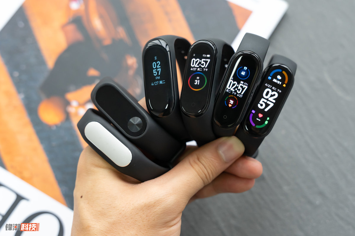 从三个点到全面屏小米手环历代机型回顾
