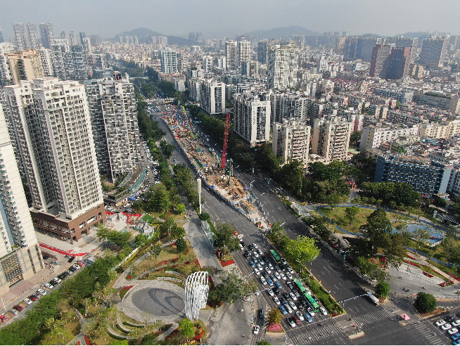 年内开建主体工程67穗莞深城际机前段建设快速推进