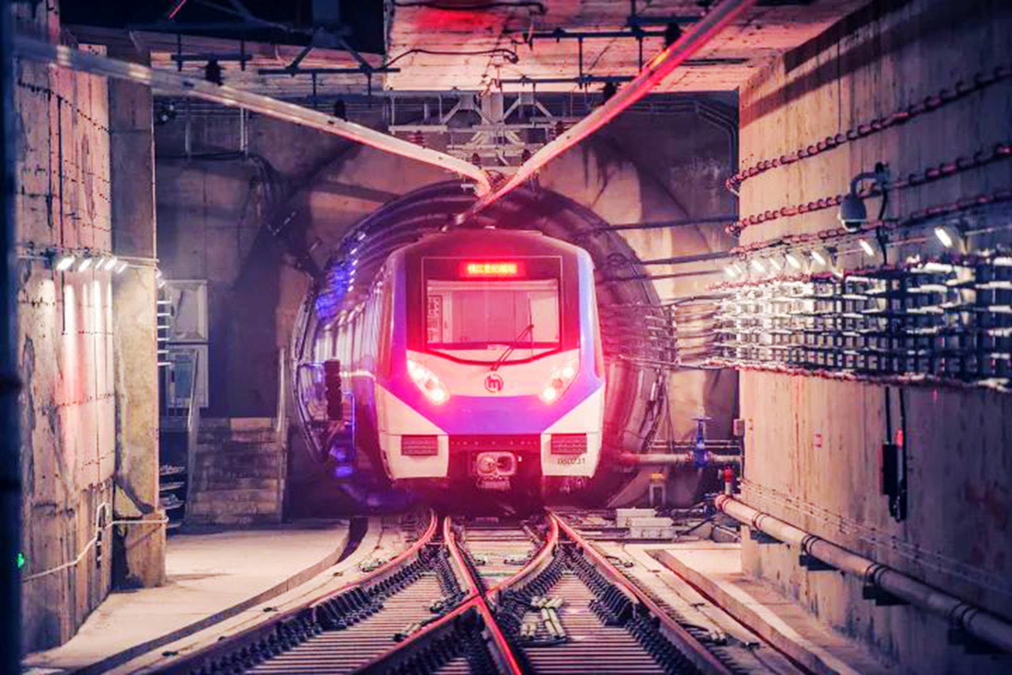 杭州地铁上新了小蓝试跑小黄就位