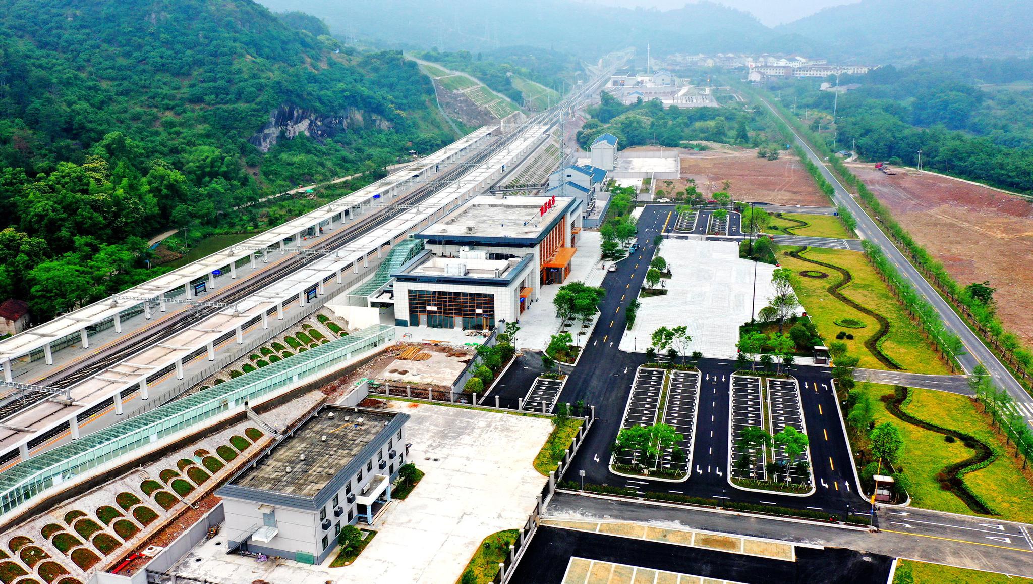 仙居南站准备就绪 静待金台铁路通车