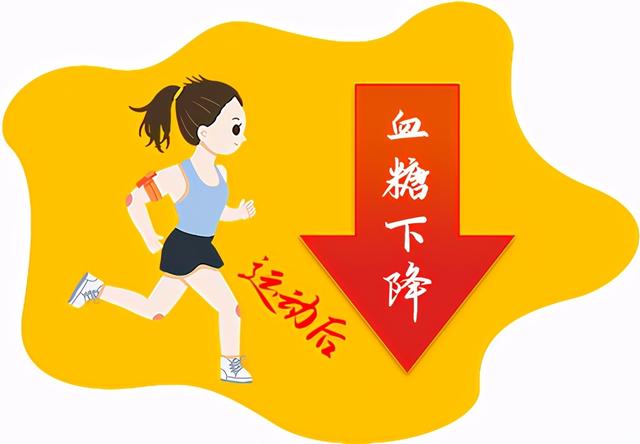 运动时的能量来源是血液中的葡萄糖(血糖),运动后血糖浓度会下降,并且