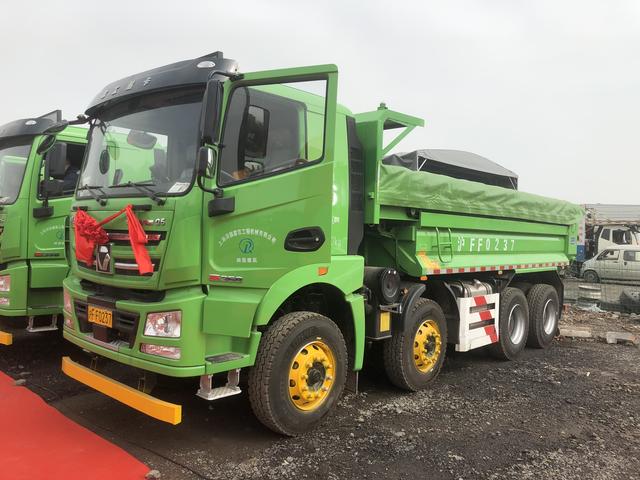 新标准渣土车辆。上海市绿化和市容管理局 供图