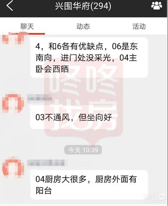 网友讨论户型 图片来源：家在论坛