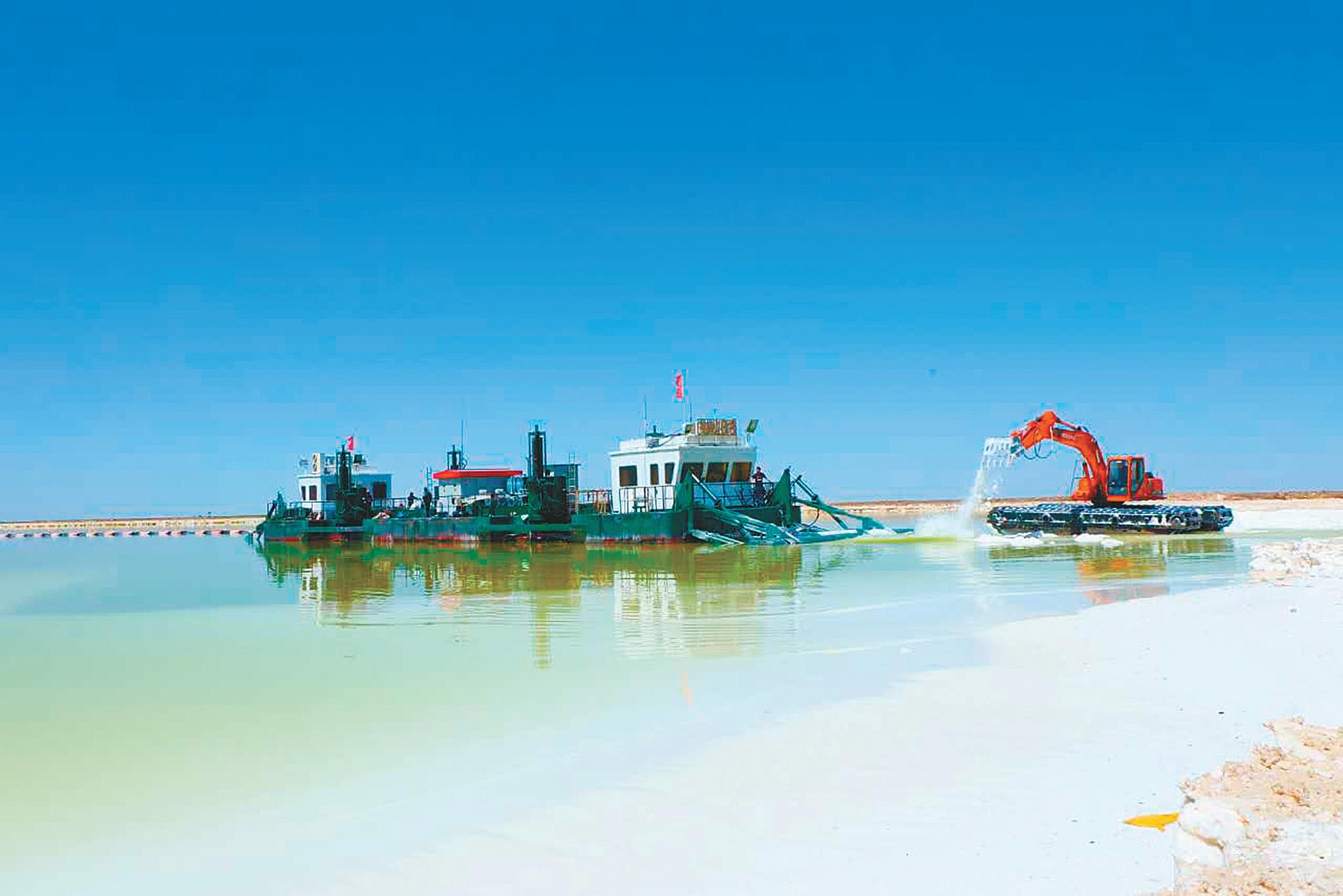 5g智能盐湖让采盐船实现无人值守