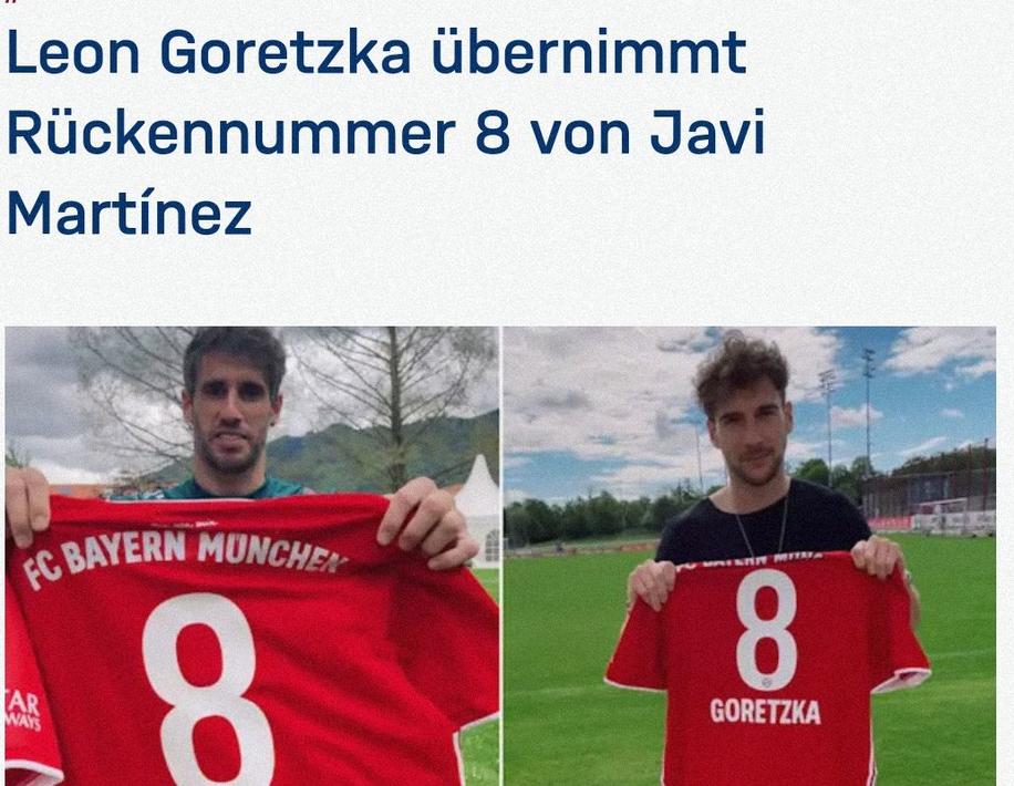 拜仁官方:格雷茨卡下赛季将改穿8号球衣|格雷茨卡|拜仁_新浪新闻