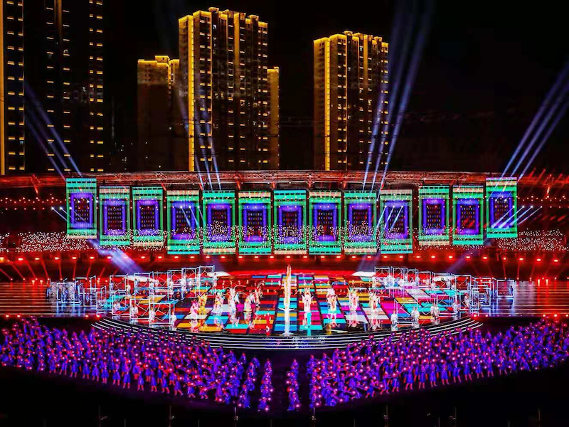 重庆市第六届运动会开幕式在永川炫彩呈现