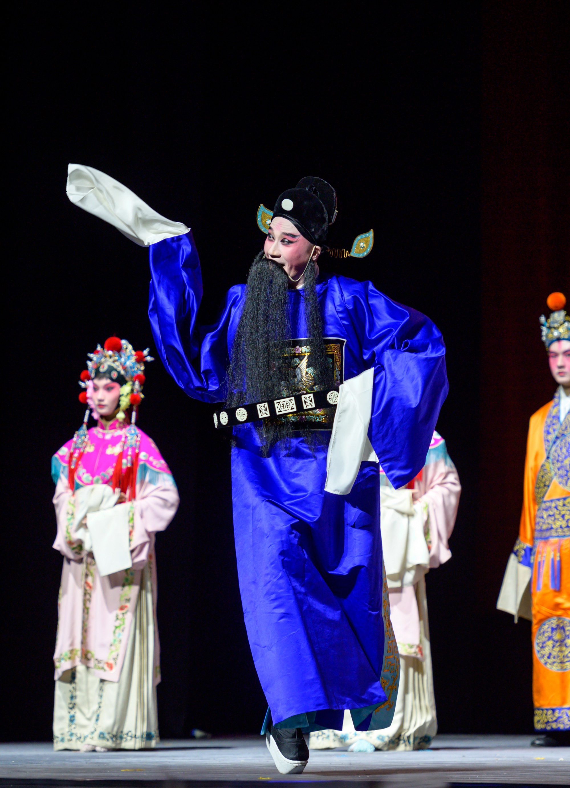 张军、李鸿良演出《太白醉写》