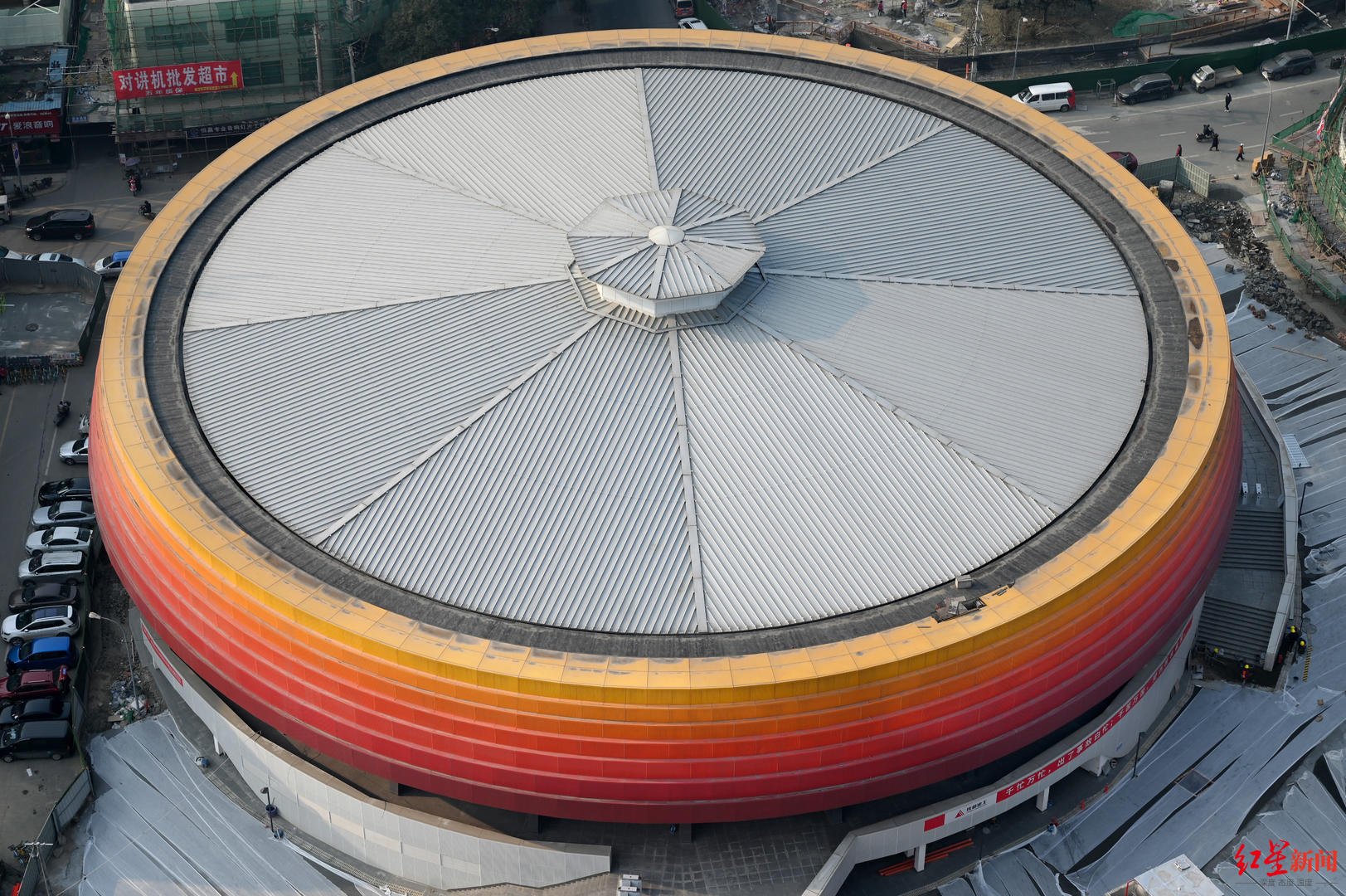 全新的城北体育馆首次向外揭开神秘的面纱|成都市|体育馆|成都_新浪