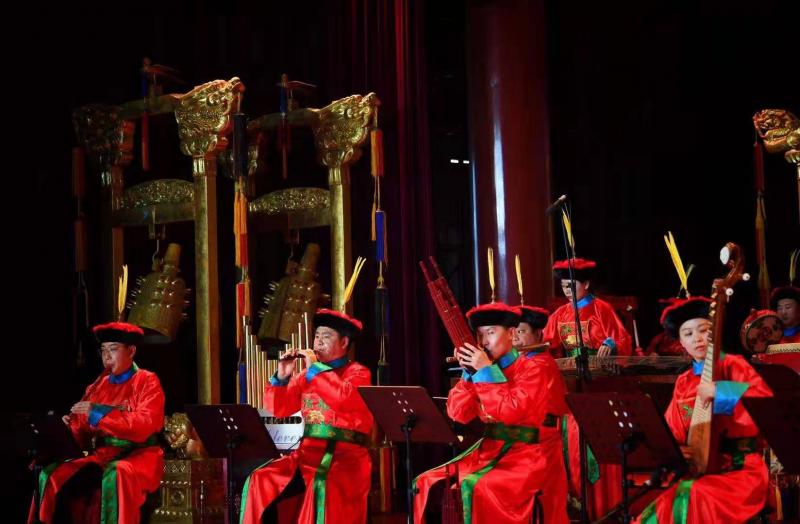 北青-北京头条记者了解到,天坛神乐署中和韶乐是明清两朝用于国家祭祀