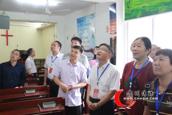 何贞树一行先后前往钟山县狮子庵,福音堂,八步区秀峰寺,富川瑶族自治