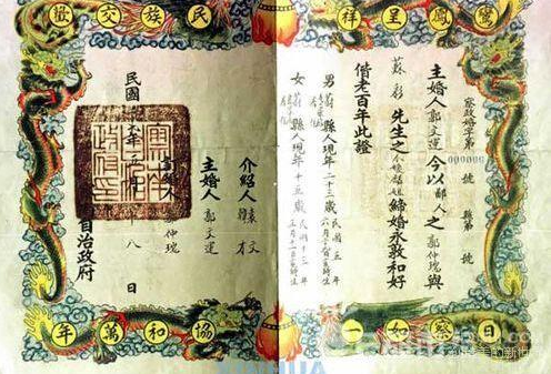 那些年的结婚证长啥样520带你追溯中国结婚证变迁史