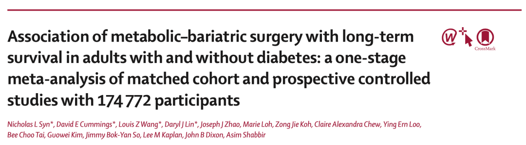 《柳叶刀》：代谢手术能让严重肥胖的2型糖尿病患者的预期寿命延长近10年丨临床大发现休闲区蓝鸢梦想 - Www.slyday.coM