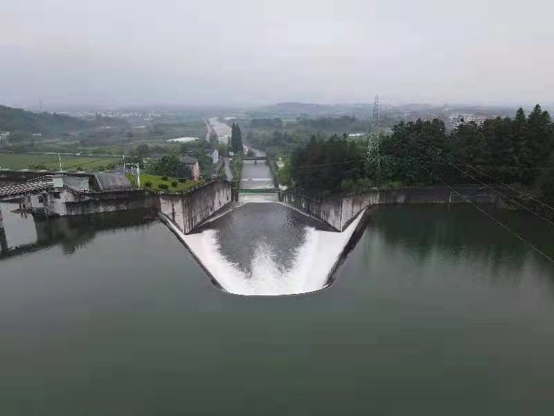 强对流天气持续 武义清溪口水库开闸泄洪保安全