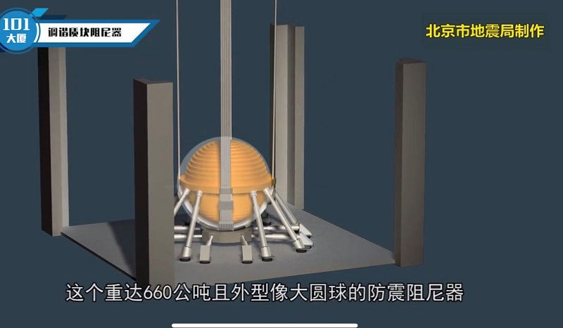中国工程院院士周福霖介绍,阻尼器主要分三种形式:一种是在大楼的支撑