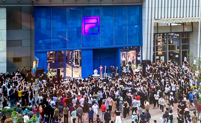 时尚速递解锁帝都打卡新圣地fila全球全新概念店盛大开幕