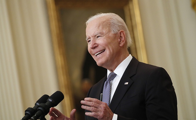 美国总统拜登。澎湃影像图