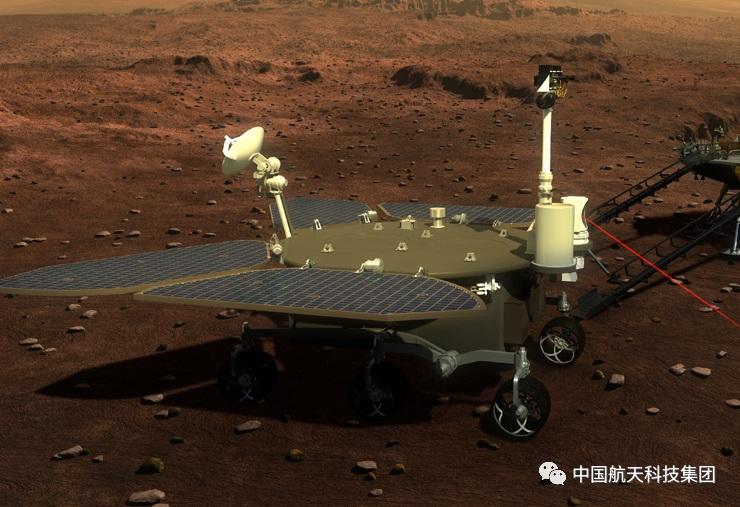 “祝融号”火星车成功驶上火星表面，央企高科技大显身手
