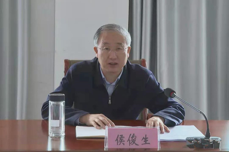 中共宁武县委书记侯俊生(央广网&nbsp; 王晋文&nbsp; 摄)