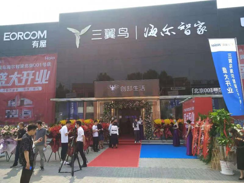 从卖家电到卖场景三翼鸟海尔智家北京001号店开业