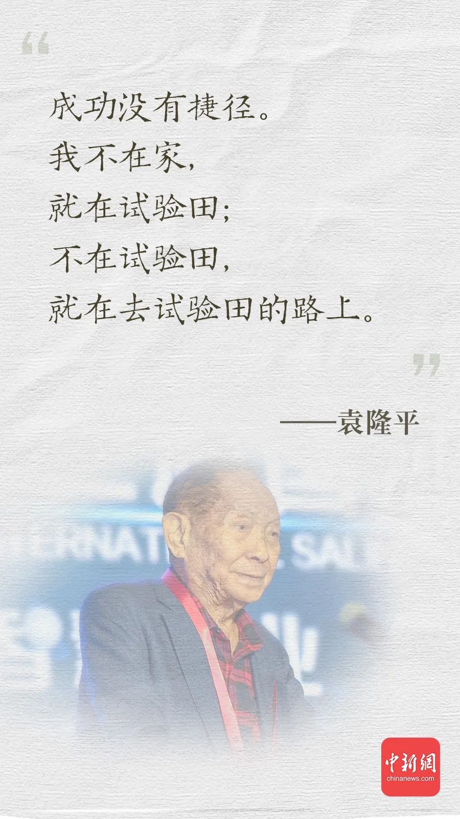 袁隆平人物海报文案的简单介绍