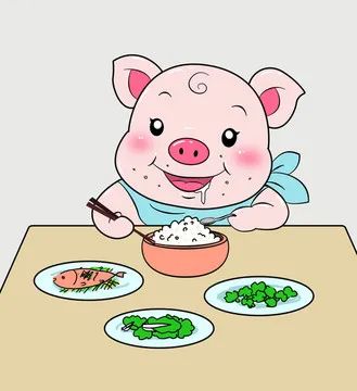 耐耐老师讲故事小猪吃饭