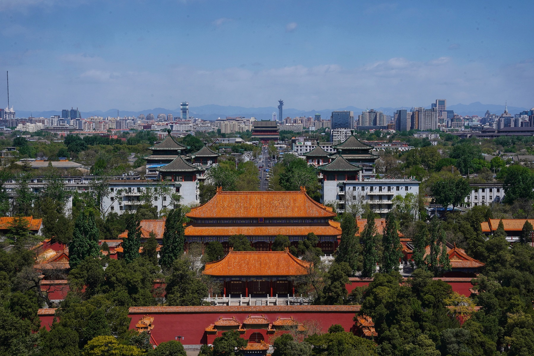 北京城中轴线是一条直线吗