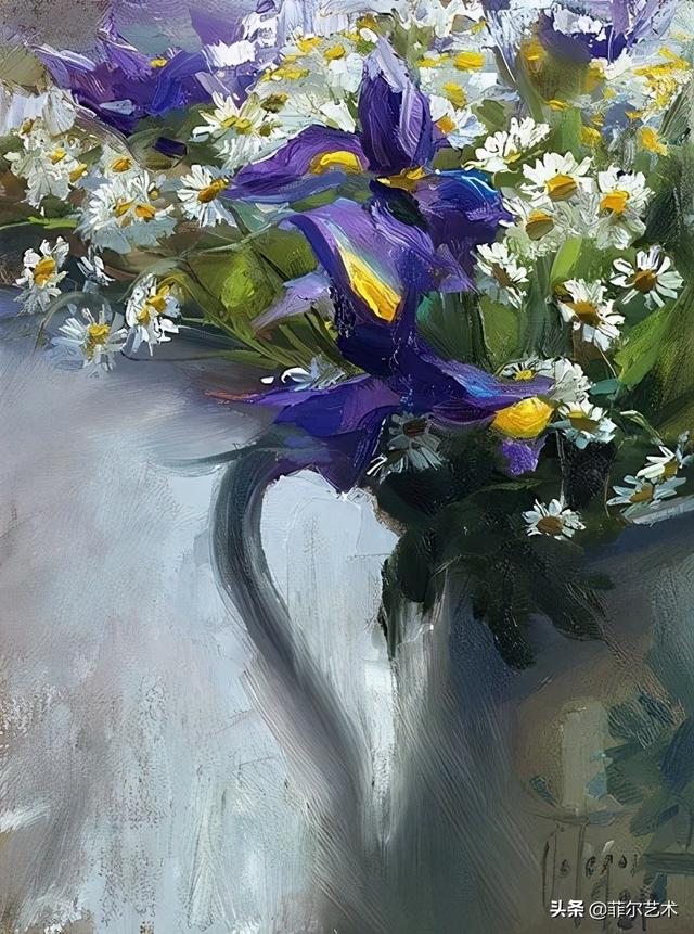 鲜明色彩和大胆的笔触~俄罗斯画家沃列戈夫笔下的女人,脱俗的美|绘画