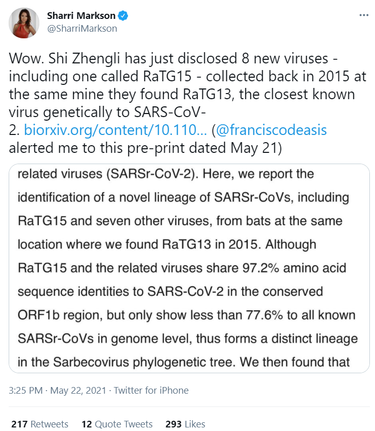 图为此前一直在澳大利亚媒体上造谣攻击武汉病毒所的右翼媒体人Sharri Markson